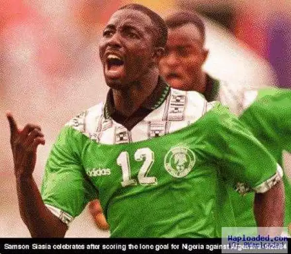 Check out this throwback photo of Samson Siasia from 22 years ago